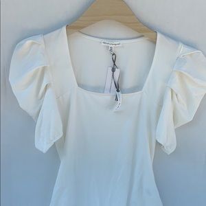 Anthropologie, little black bodysuit